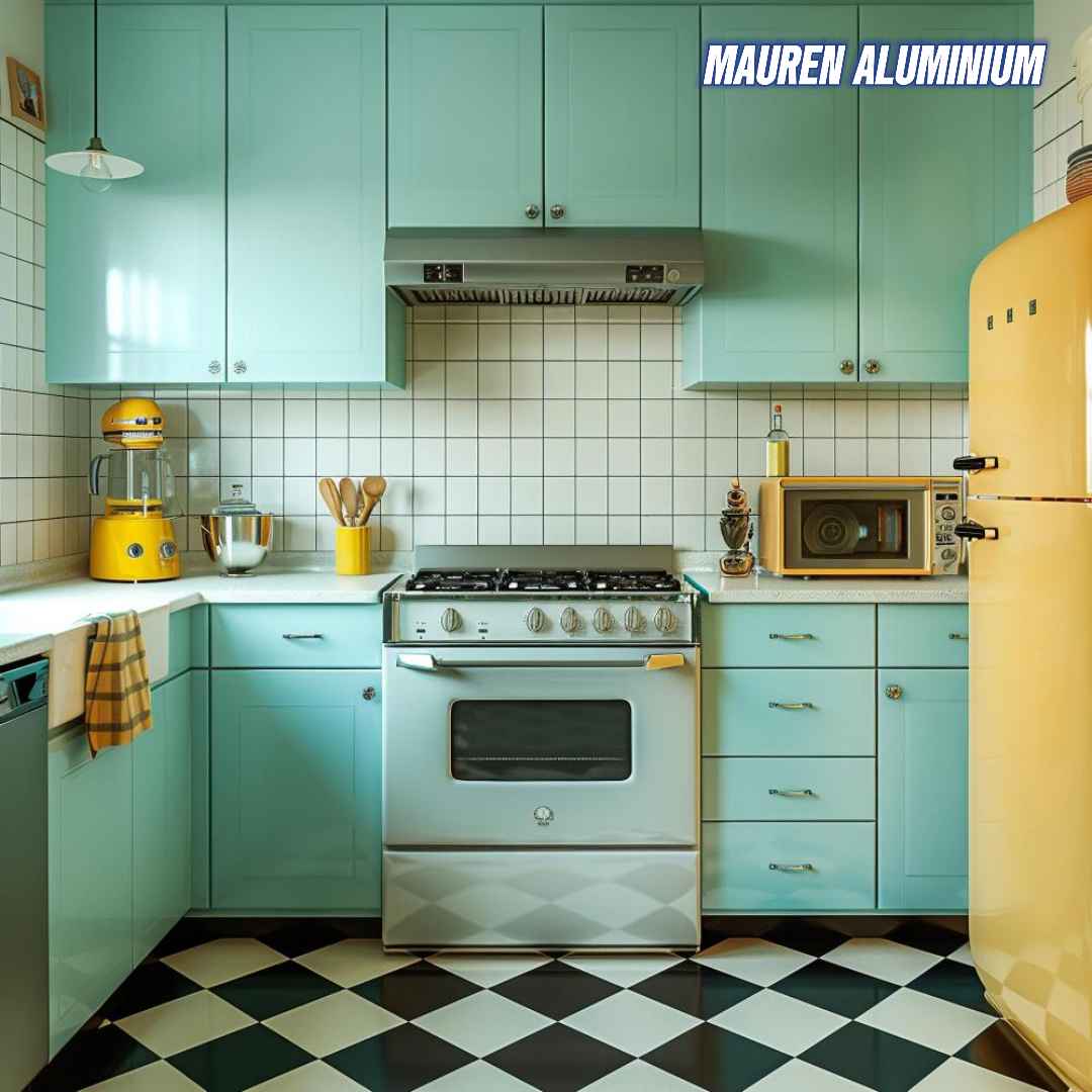 Tukang Kitchen Set Aluminium Gaya Minimalis Modern di Bekasi