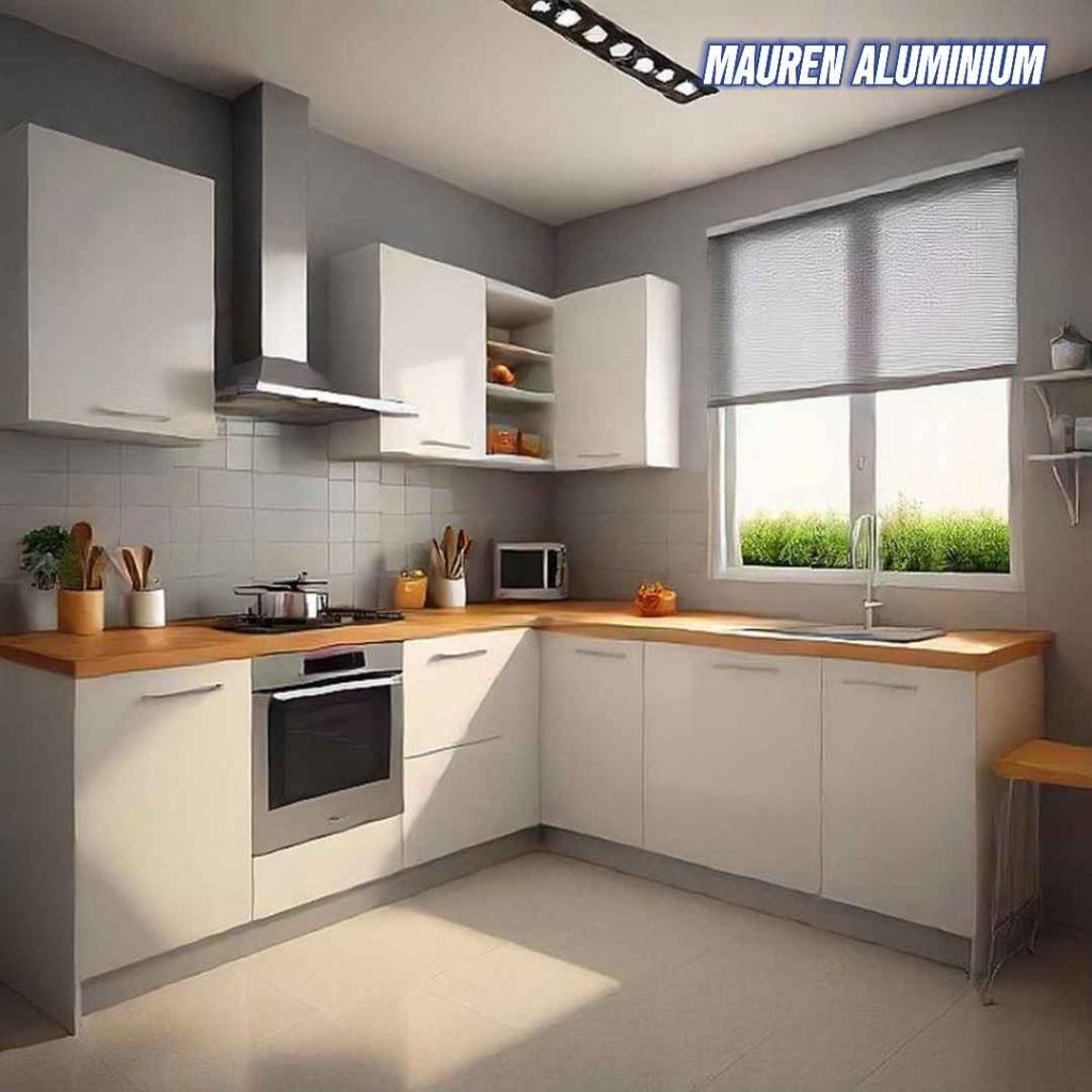 Jasa Pembuatan Lemari Dapur Aluminium Minimalis Bekasi