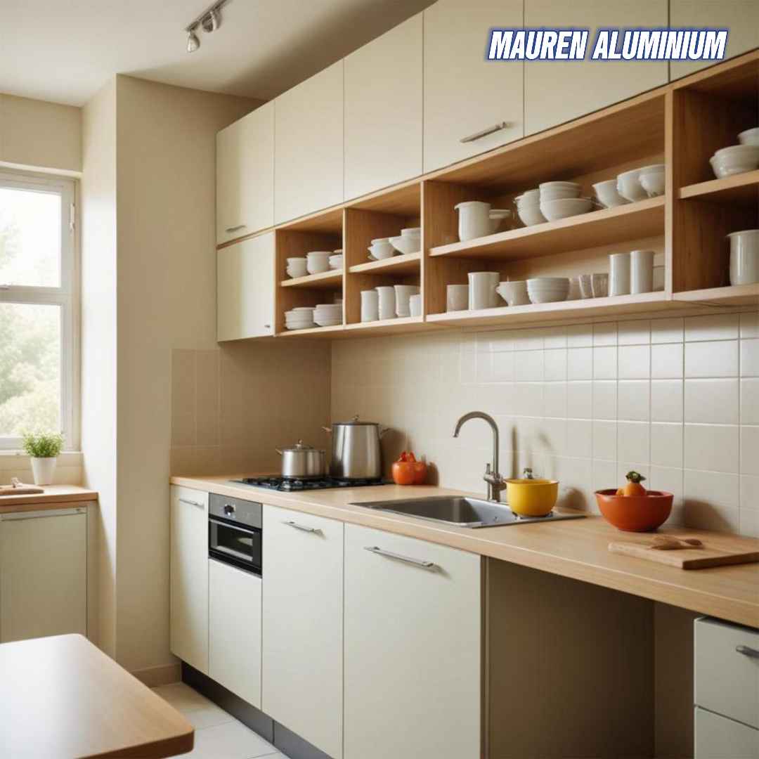 Jasa Pembuatan Lemari Dapur Aluminium Minimalis Bekasi