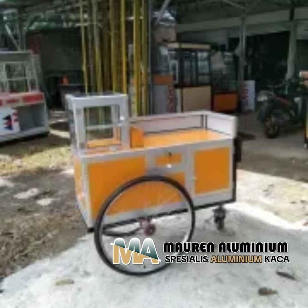 Gerobak Dorong Aluminium Desain Kekinian untuk Usaha di Bekasi Gerobak Dorong Aluminium Desain Kekinian untuk Usaha di Bekasi