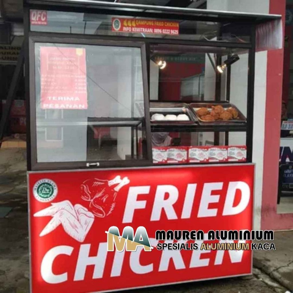 Gerobak aluminium murah dan berkualitas untuk usaha kekinian di Bekasi