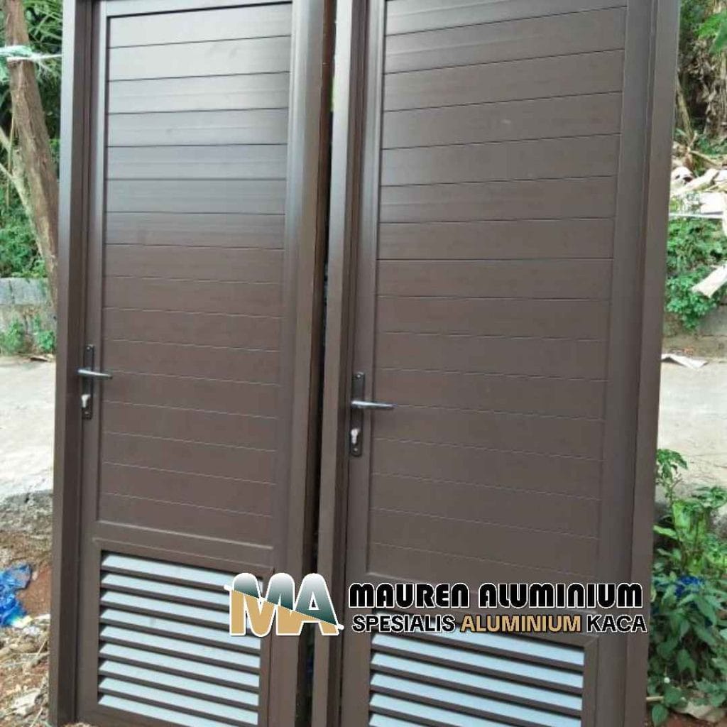 Pintu kamar mandi aluminium minimalis model terbaru 2026