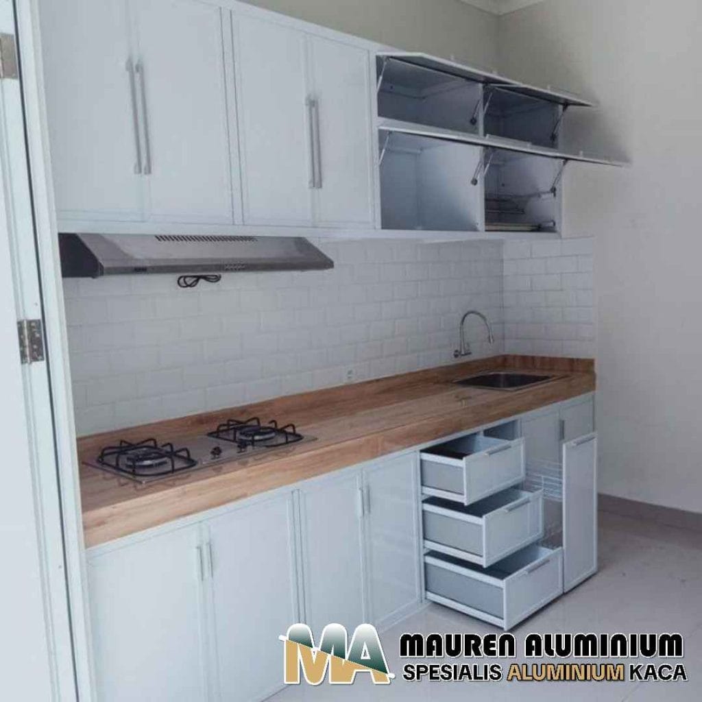 Lemari dapur aluminium terdekat Bekasi gratis survey