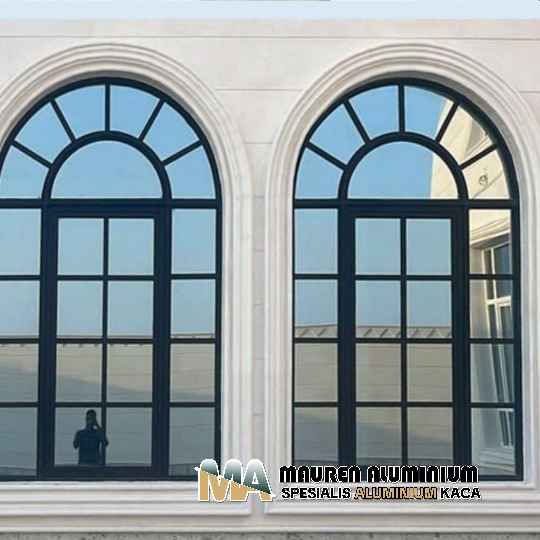 Jasa kusen aluminium lengkung Bekasi: Solusi fasad rumah mewah modern