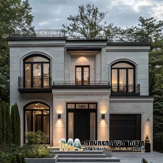 Jasa Kusen lengkung Depok: Spesialis villa & rumah mewah custom