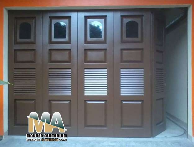 Spesialis pintu garasi aluminium lipat harga pabrik