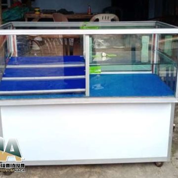 Pembuat etalase toko tangerang konter HP gratis kirim