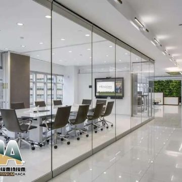 Vendor partisi aluminium Bekasi finishing rapih siap survey