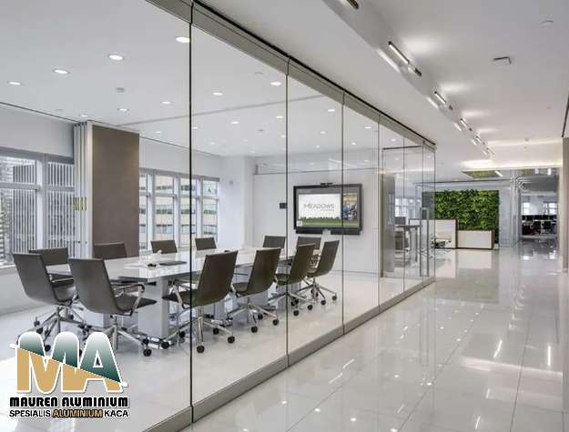 Vendor partisi aluminium Bekasi finishing rapih siap survey
