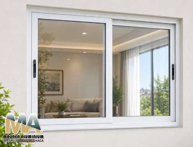 Jendela aluminium custom Bekasi geser gratis survei sekarang