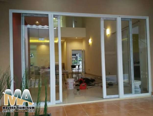 Pintu Aluminium Custom Depok Geser Pasang 7 Hari Termurah