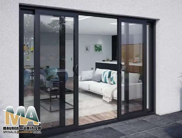 Pintu Aluminium Custom Depok Geser Pasang 7 Hari Termurah